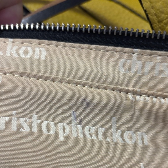 Christopher Kon Mustard Yellow Leather Bag - Picture 9 of 16